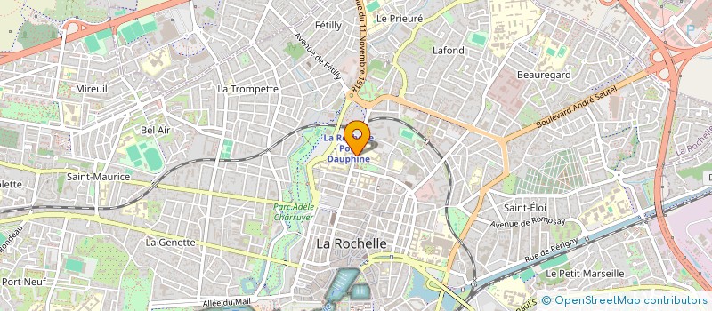 localisation de l'entreprise L'ATELIER DES ROMANCES  LA ROCHELLE