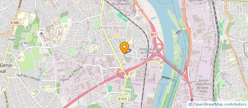 localisation de l'entreprise L'ATELIER DES SAVEURS  OULLINS-PIERRE-BENITE