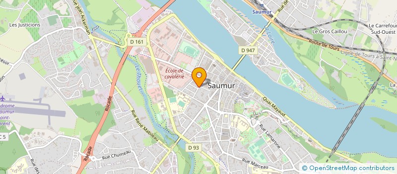 localisation de l'entreprise L'ATELIER DES SAVEURS  SAUMUR