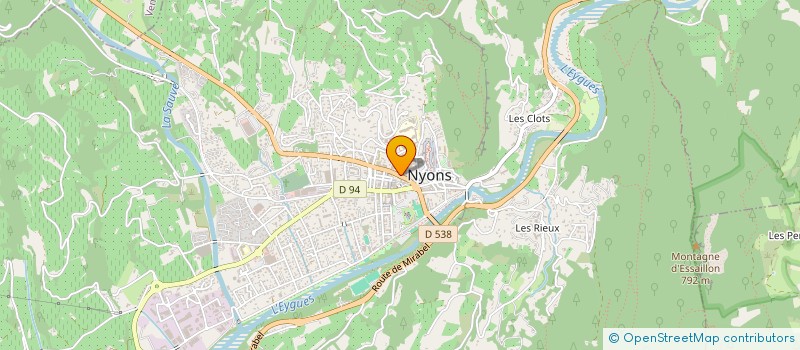localisation de l'entreprise L'ATELIER DES SAVEURS à NYONS