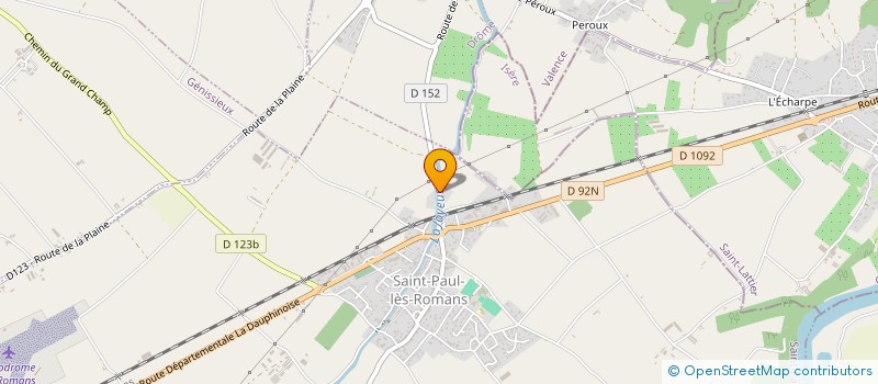 localisation de l'entreprise L'ATELIER DES SAVEURS  SAINT-PAUL-LES-ROMANS