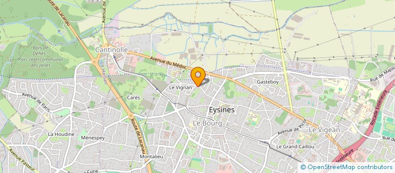 localisation de l'entreprise L'ATELIER DES SECRETS à EYSINES