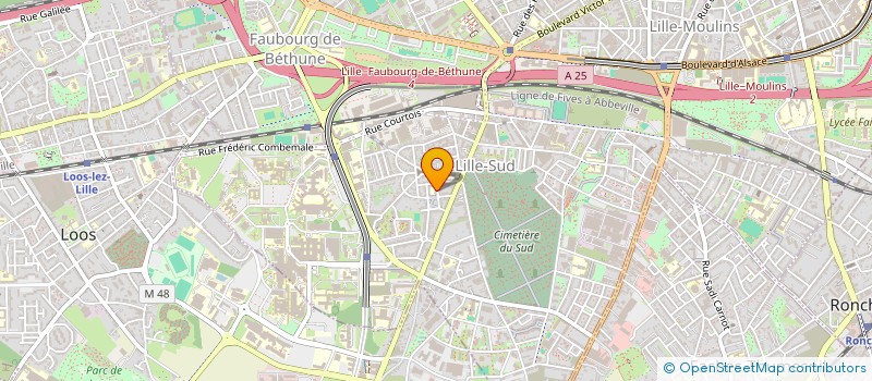 localisation de l'entreprise L'ATELIER DES SEMELLES à LILLE
