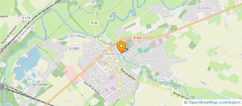 localisation de l'entreprise L'ATELIER DES SENS à CONNERRE