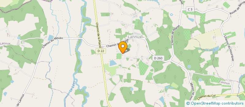 localisation de l'entreprise L'ATELIER DES SENS  LANNUX