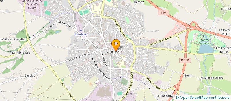 localisation de l'entreprise L'ATELIER DES SENS à LOUDEAC