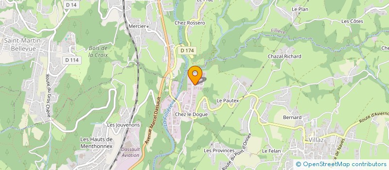 localisation de l'entreprise L'ATELIER DES SEQUOIAS à VILLAZ