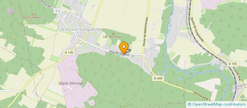 localisation de l'entreprise L'ATELIER DES SILENCES à D'HUISON-LONGUEVILLE