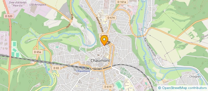 localisation de l'entreprise L'ATELIER DES SOEURS à CHAUMONT