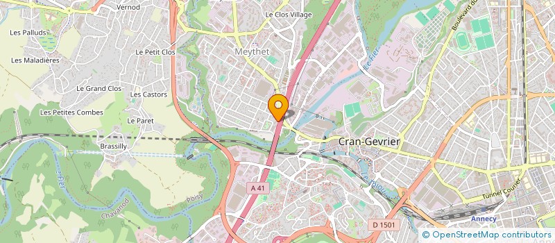 localisation de l'entreprise L'ATELIER DES TENDANCES  ANNECY