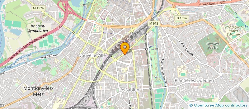 localisation de l'entreprise L'ATELIER DES TERRITOIRES à METZ