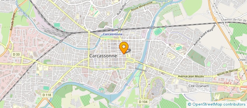 localisation de l'entreprise L'ATELIER DES TROUVAILLES  CARCASSONNE