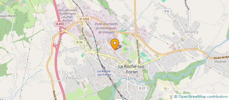 localisation de l'entreprise L'ATELIER DES USSES  LA ROCHE-SUR-FORON