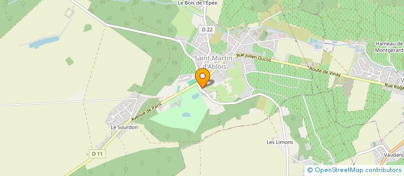 localisation de l'entreprise L'ATELIER DESSIN PEINTURE à SAINT-MARTIN-D'ABLOIS