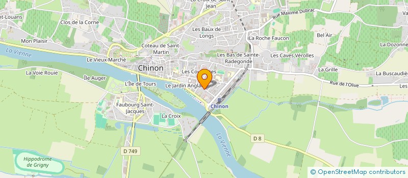 localisation de l'entreprise L'ATELIER DEVELOPPEMENT à CHINON