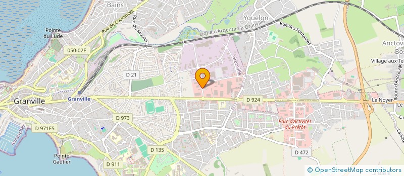 localisation de l'entreprise L'ATELIER DEVELOPPEMENT  GRANVILLE