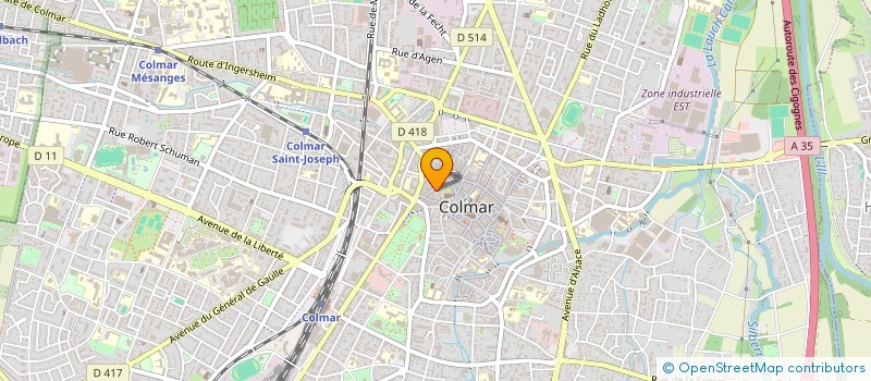 localisation de l'entreprise L ATELIER DI LEONE LORIS SARL  COLMAR