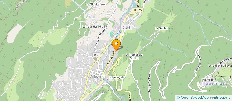 localisation de l'entreprise L'ATELIER DIAGNOSTIC  ALLEVARD