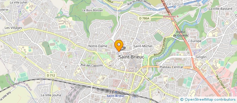 localisation de l'entreprise L'ATELIER DOCUMENTAIRE à SAINT-BRIEUC