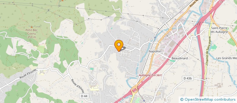 localisation de l'entreprise L'ATELIER DONELO PIZZA  AUBAGNE