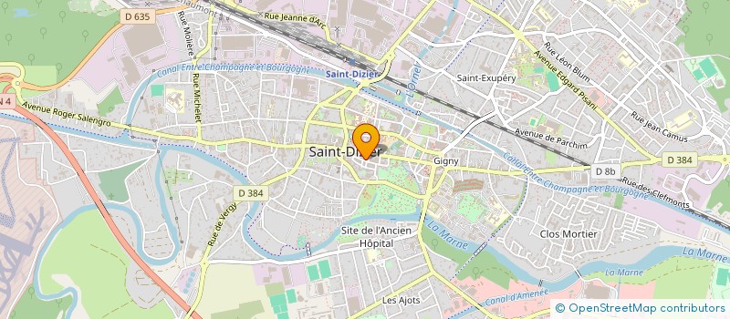 localisation de l'entreprise L'ATELIER DU 1719 à SAINT-DIZIER
