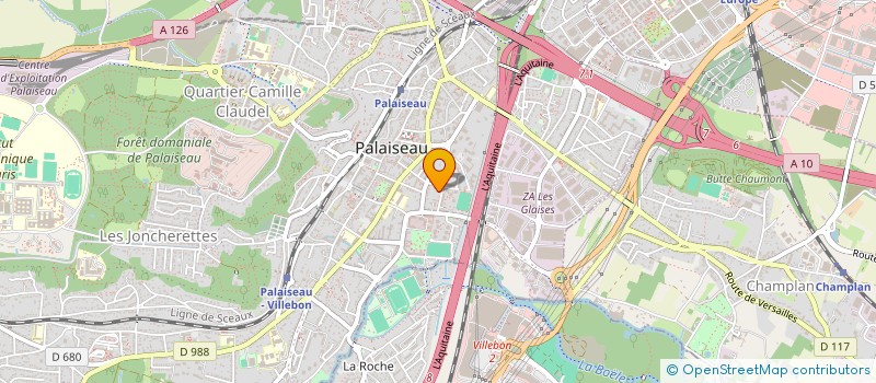 localisation de l'entreprise L'ATELIER DU 2 ROUES à PALAISEAU