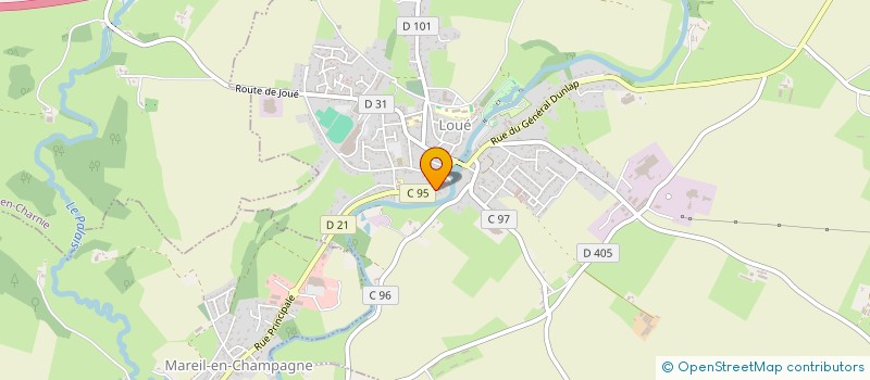 localisation de l'entreprise L'ATELIER DU 6  LOUE