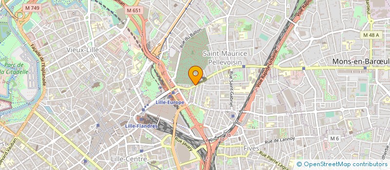 localisation de l'entreprise L ATELIER DU 71 à LILLE
