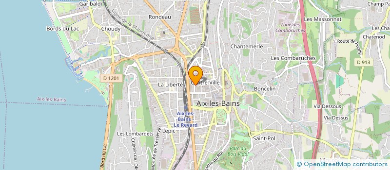 localisation de l'entreprise L'ATELIER DU 9  AIX-LES-BAINS
