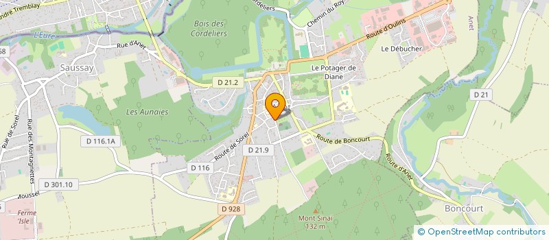 localisation de l'entreprise L'ATELIER DU 9BIS à ANET