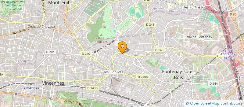 localisation de l'entreprise L ATELIER DU BABA à FONTENAY-SOUS-BOIS