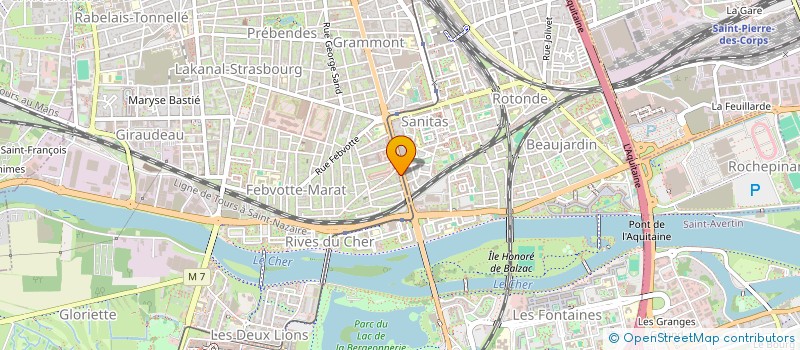 localisation de l'entreprise L'ATELIER DU BARBIER  TOURS