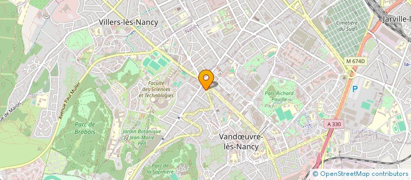 localisation de l'entreprise L ATELIER DU BARBIER à VANDŒUVRE-LES-NANCY