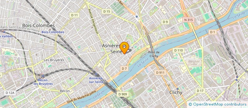 localisation de l'entreprise L'ATELIER DU BARBIER à ASNIERES-SUR-SEINE