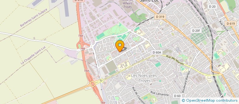 localisation de l'entreprise L'ATELIER DU BATIMENT à LA CHAPELLE-SAINT-LUC