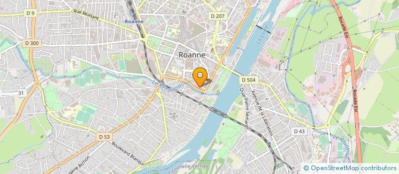 localisation de l'entreprise L'ATELIER DU BATIMENT à ROANNE
