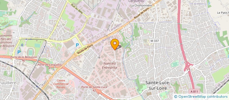 localisation de l'entreprise L'ATELIER DU BOCAL à NANTES