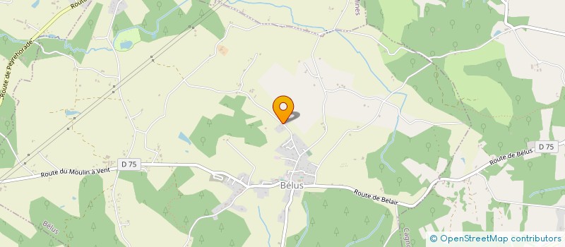 localisation de l'entreprise L ATELIER DU BOIS  BELUS