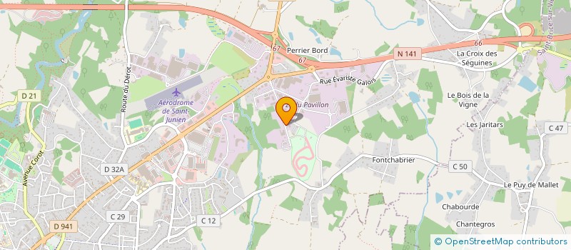 localisation de l'entreprise L'ATELIER DU BOIS ETHIQUE ET SOLIDAIRE  SAINT-JUNIEN