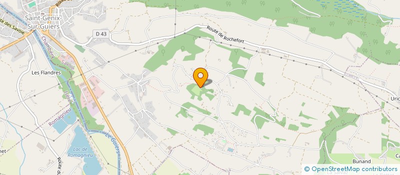 localisation de l'entreprise L'ATELIER DU BOIS VERT  SAINT-GENIX-LES-VILLAGES