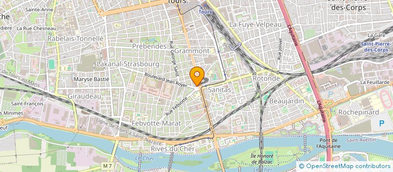 localisation de l'entreprise L'ATELIER DU BOUCHER  TOURS