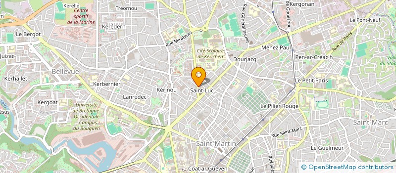 localisation de l'entreprise L'ATELIER DU BOUCHER à BREST