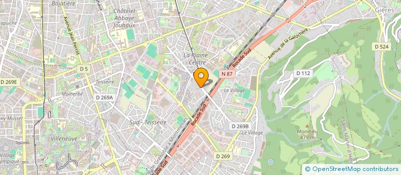 localisation de l'entreprise L'ATELIER DU BOUCHER  SAINT-MARTIN-D'HERES