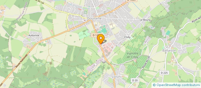 localisation de l'entreprise L'ATELIER DU BOUCHER  DOUVAINE