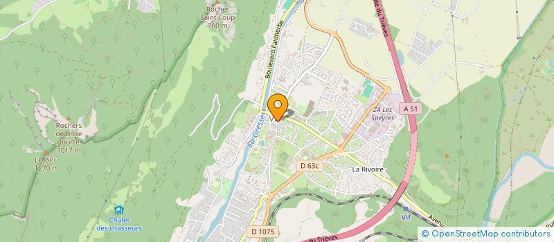 localisation de l'entreprise L'ATELIER DU BOUCHER  VIF