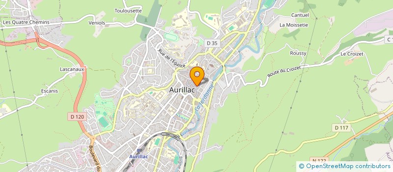 localisation de l'entreprise L'ATELIER DU BUIS à AURILLAC