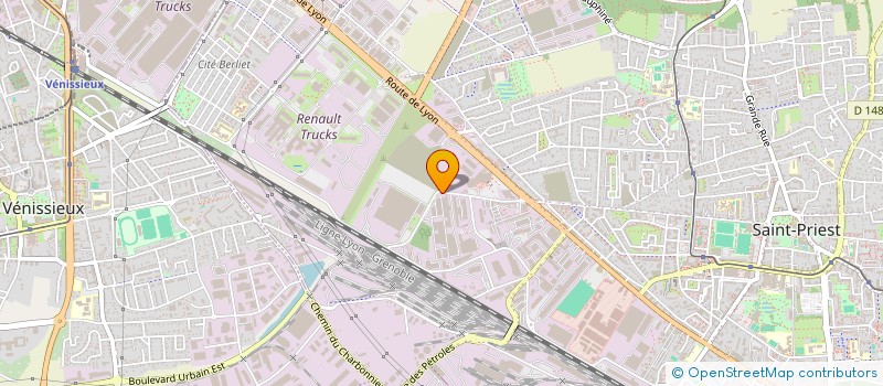 localisation de l'entreprise L'ATELIER DU CANAPE  SAINT-PRIEST