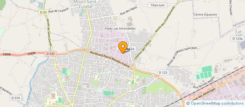 localisation de l'entreprise L'ATELIER DU CARRELAGE  MOURS-SAINT-EUSEBE