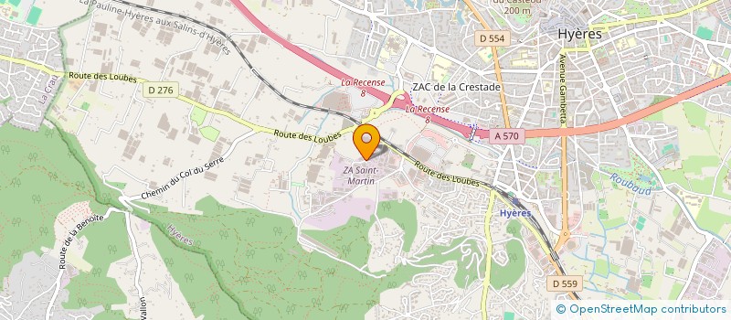 localisation de l'entreprise L'ATELIER DU CARROSSIER à HYERES