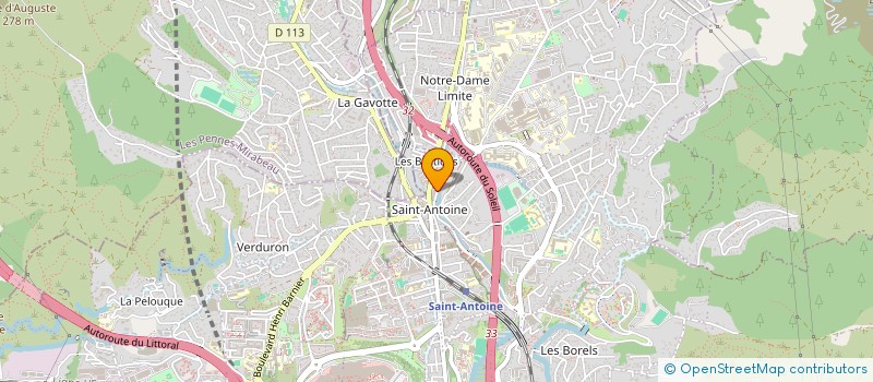 localisation de l'entreprise L ATELIER DU CEDRE BLANC à MARSEILLE